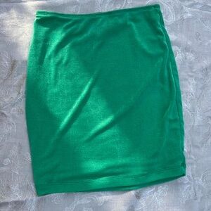 Green Iridescent Women's Skirt